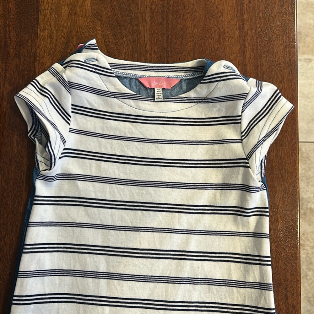 Joules denim girls dress